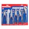 Prime-Line WORKPRO W001314 6 Piece Tool Set, 7in., 8in. and 10in. Tools, Drop Forged Carb Single Pack W001314 - alternate 3
